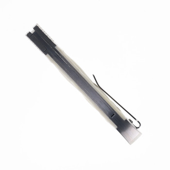 Cobratec Trapper Hidden Side Opening Automatic Release Knife D2 White Handle D2 Satin Blade CTTHRWT