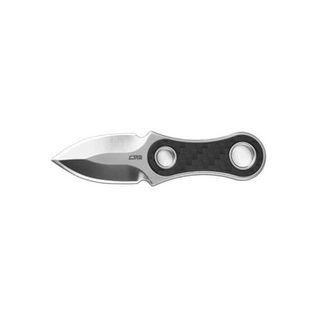 CJRB Knap Fixed Blade Knife Black Cabon Fiber Handle AR-RPM9 Spear Point Plain Edge Sand Polish Finish J1940-CF