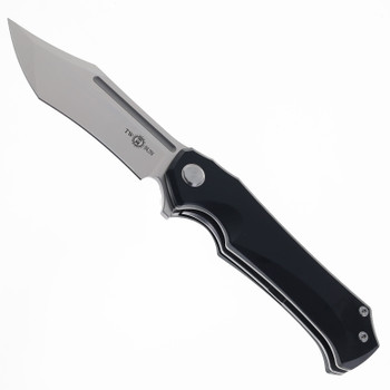 TwoSun Folding Knife Black G10 Handle D2 Plain Edge TS222-D2-Black