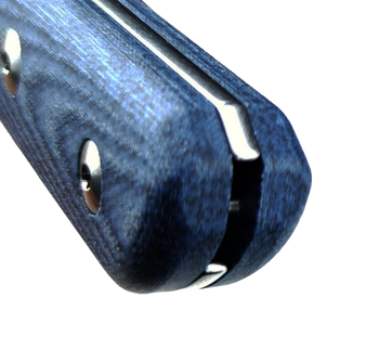 Straight Line Scorer Fixed Blade Knife Denim Canvas Micarta Handle Magnacut Reverse Tanto Plain Edge Stonewash Finish SC-DC