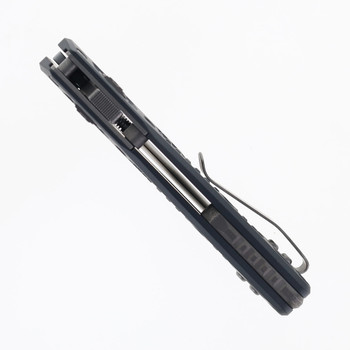 Microtech MSI Mini RAM-LOK Frag Pattern Cerakote Sniper Gray Aluminum Handle Black M390MK Blade 210M-1FRCSG-Z13