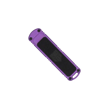 Cobratec Hornet OTF Automatic Knife Purple G10 Blackwashed D2 Tanto Blade CTHNTPURTNS