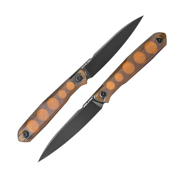 Real Steel G5 Fixed Blade Knife Ultem Handle Nitro-V Plain Edge Black Finish 3770UM