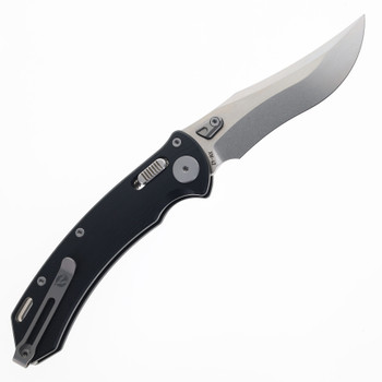 Meteor Knives Reaper Folding Knife Black G10 Handle 4.3" XW-42 Blade LX06A