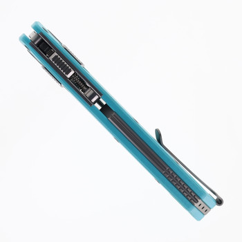 Meteor Knives Reaper Folding Knife Blue G10 Handle 4.3" XW-42 Blade LX06C