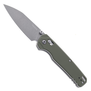 バール Kershaw Bel Air XL Folding Knife Olive Aluminum Handle CPM 3V