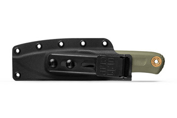 Olive Knives Venari Green Fixed Blade Knife Olive Green G10 Handle Elmax Drop Point Plain Edge Stonewash Finish
