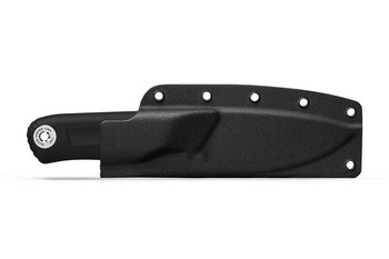 Olive Knives Venari Fixed Blade Knife Matte Black G10 Handle Elmax Drop Point Plain Edge Stonewash Finish