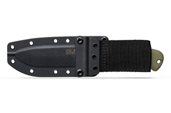 Olive Knives Arbor Fixed Blade Knife Green G10 Handle Elmax Drop Point Plain Edge Stonewash Finish