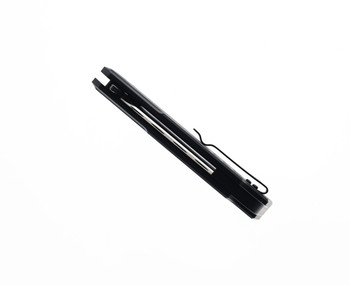 Open Box/ Return Petrified Fish Loco Pocket Knife Black G10 Handle D2 Plain Edge Black Stonewash Finish  B02-DDW