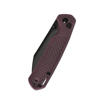 CJRB Pyrite-Light Folding Knife Brown to Red FRN Handle AR-RPM9 Wharncliffe Plain Edge Black PVD Finish J1945-BRD