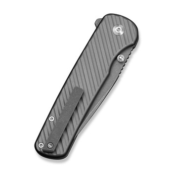 Civivi Iron Tide Folding Knife Forest Gray Aluminum Handle 14C28N Plain Edge Gray Stonewash Finish C25011-3
