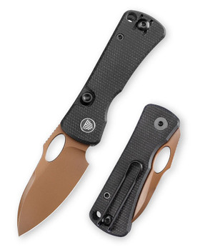 Trivisa Andromeda-BM Folding Knife Black Micarta Handle 14C28N