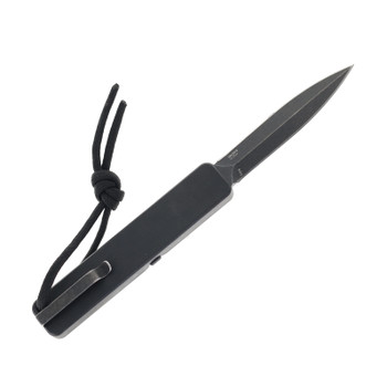 CRKT Gravitic Flip Manual OTF Darkwash 5Cr13MoV Blade Black Glass Reinforced Nylon Handle 6013