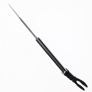 Jack Wolf Knives Gateway Fixed Blade Ebony Wood Handle Sandvik 14C28N Blade