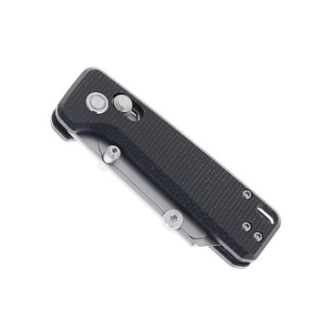 Critical Strike Bootlegger Folding Knife Black Micarta Handle 2CR13 Plain Edge Satin Fiinish X509-BK