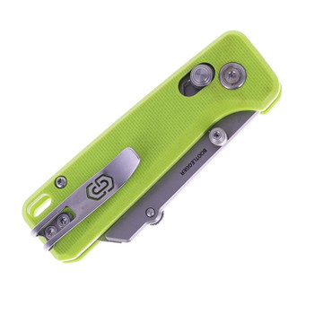 Critical Strike Bootlegger Folding Knife Green Micarta Handle 2CR13 Plain Edge Satin Fiinish X509-GN