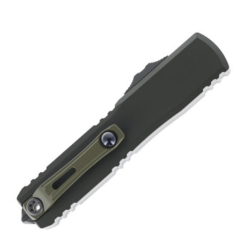 Microtech Ultratech Gen IV OTF Automatic Knife Magpul OD Green Bazooka Aluminum Handle D/E M390MK Blade 11224-1MPOD-C10Z21