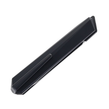 Remette Eligo Slipjoint Folding Knife Black Titanium Handle M390 Tanto Plain Edge Black Titanium Plated Pearlescent Finish EGB1