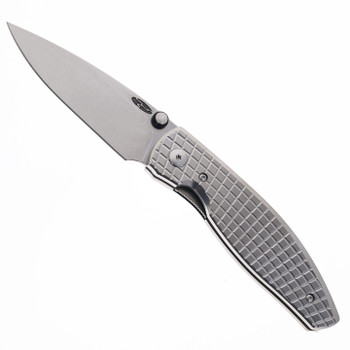 TRM Three Rivers Manufacturing Atom Folding Knife Frag Titanium Handle Magnacut Blade