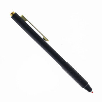 TwoSun Pen-56 Black and Gold 5.37" Slim Body Side Click Ink Pen
