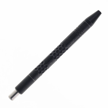 TwoSun Pen-59 Black Stonewashed Titanium Honeycomb Textured 5.375" Push Button Ink Pen