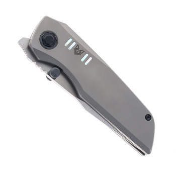 Spearhead Knives Mini Crimson Fox Folding Knife Ttanium Handle Satin M390 Blade