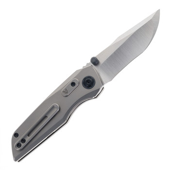 Spearhead Knives Mini Crimson Fox Folding Knife Ttanium Handle Satin M390 Blade