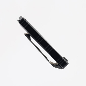 Microtech Exocet II OTF Automatic Knife Apocalyptic Wharncliffe Blade Black Aluminum Handle M390MK 1156-10AP