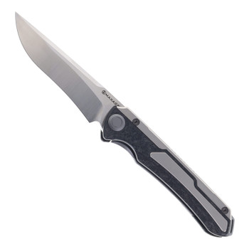 (No Box) Maxace Kestrel Framelock Gray Titanium Folding Knife M390 Blade M12A