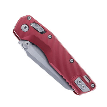 Microtech MSI Mini Ram-Lok Folding Knife Merlot Fluted Aluminum Handle S/E Apocalyptic M390MK Blade 210M-10APFLMR