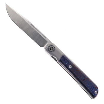 (No Box) Maxace Zircon MCZ01 Gray Titanium & Zirmascus Folding Knife 3.86" CPM S110V Blade