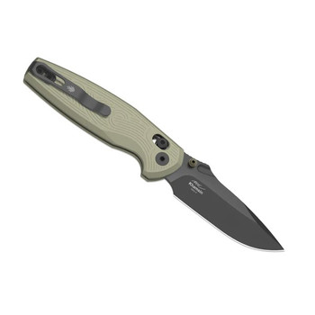 Kizer Khamsin Folding Knife Sand Aluminum Handle Nitro-V  Drop Point Plain Edge Gray PVD Finish V3791A1