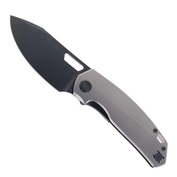 (Coming Late July) Divo Knives Growler V3 Folding Knife Reverse Tux Titanium Handle DLC S90V Blade