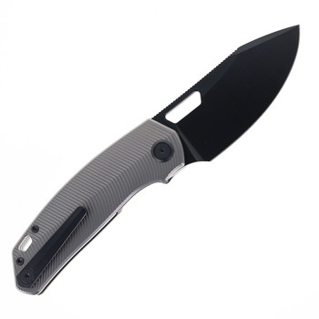(Coming Late July) Divo Knives Growler V3 Folding Knife Reverse Tux Titanium Handle DLC S90V Blade