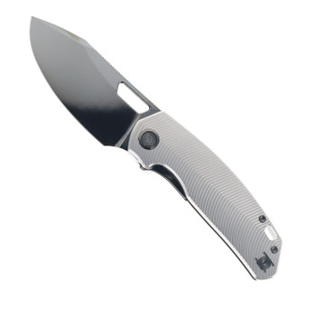(Dropping 7-24 @ 12 PM EST) Divo Knives Growler V3 Folding Knife Reverse Tux Blasted Milled Titanium Handle Polished DLC 154CM Blade