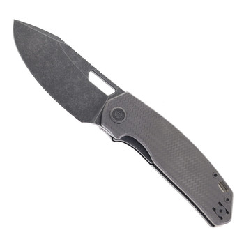 (Dropping 7-24 @ 12 PM EST) Divo Knives Growler V3 Folding Knife Darkwash Titanium Handle Acid wash 154CM Blade