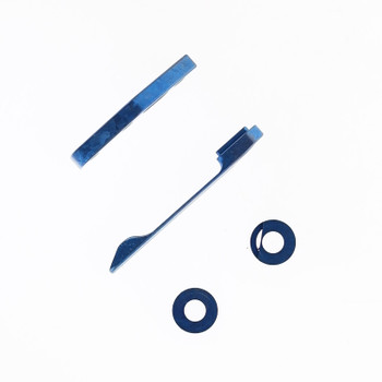 (Dropping 7-24 @ 12 PM EST) Divo Growler V3 Crystalized Blue Titanium Hardware Kit (Clip, Back Spacer, Pivot Collar)