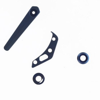 (Dropping 7-24 @ 12 PM EST) Divo Growler V3 Blue Titanium Hardware Kit (Clip, Back Spacer, Pivot Collar)