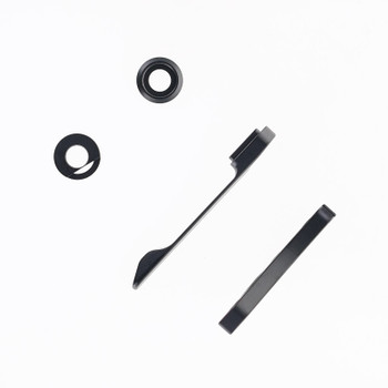 (Dropping 7-24 @ 12 PM EST) Divo Growler V3 Black DLC Titanium Hardware Kit (Clip, Back Spacer, Pivot Collar)