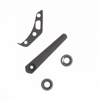Divo Growler V3 Darkwash Titanium Hardware Kit (Clip, Back Spacer, Pivot Collar)