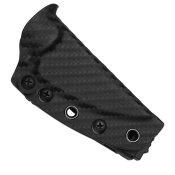 Kizer Finch Fixed Blade Knife Black G10/Mkuruti Wood Handle 3 Layer Composite Drop Point Plain Edge Acid Washed Finish 1134A1
