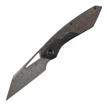 Kansept Strip Folding Knife Black Titanium Handle Magnacut Plain Edge Stonewash Finish K1113A4
