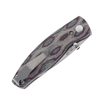 TRM Neutron 2 Folding knife Pyton Micarta 3D Handle MagnaCut Drop Point Plain Edge Tumbled Finish