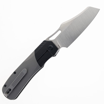 Tuya ION Folding Knife Titanium Handle M390 Plain Edge Machine Satin Finish