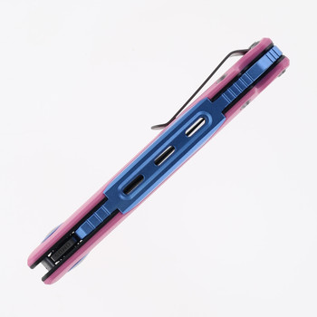Maxace Toucan Folding Knife Pink G10 Handle 3.9" Drop Point Blade  OM05-2-C