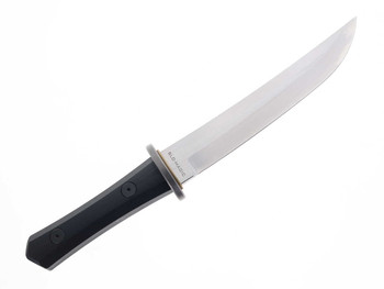 Maxace Karasu Tengu Fixed Blade Knife Black G10 Handle SLD Magic Plain Edge Satin Finish OA01-1-B