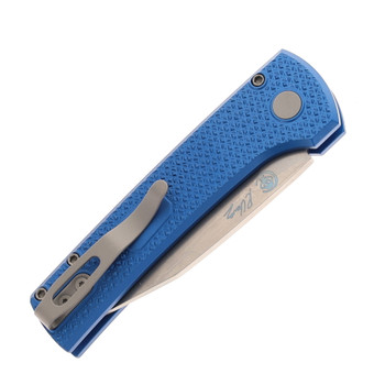 Pro-Tech Chaves Scapegoat Compact Automatic Folding Knife Blue Aluminum Handle Stonewashed MagnaMax Blade RCS1105-BLUE
