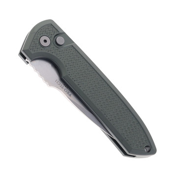 Pro-Tech Rockeye Automatic Folding Knife Green Handle Stonewashed Magnacut Blade LG3105-GREEN