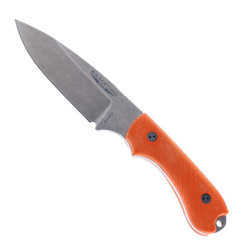 Bradford 3.2 Fixed Blade Microtextured Orange G10 Scale Sabre Grind Magnacut Stonewashed Blade 3.2S-105-MC